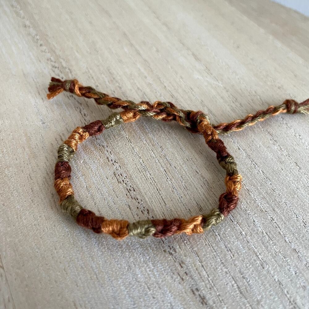 Renley Bracelet, anklet, trendy, comfortable, tie, embroidery thread, woven, gif